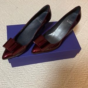 Stuart Weitzman Maroon Kitten Heels